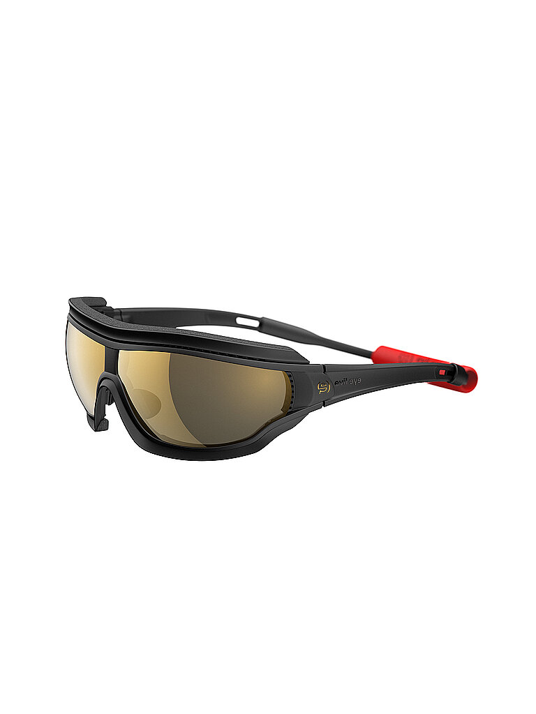 EVIL EYE Sportbrille Fusor Pro Black Matt Gletscher 4 schwarz